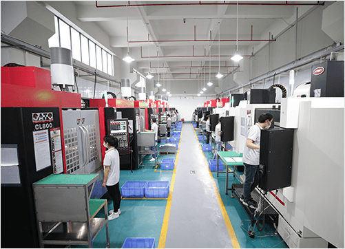 Hard metal processing area